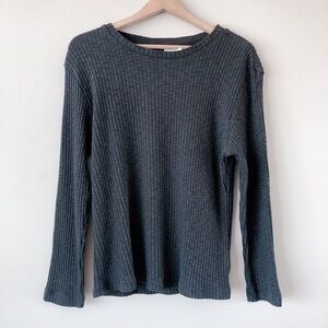 Lavon cotton shirt black long sleeve top